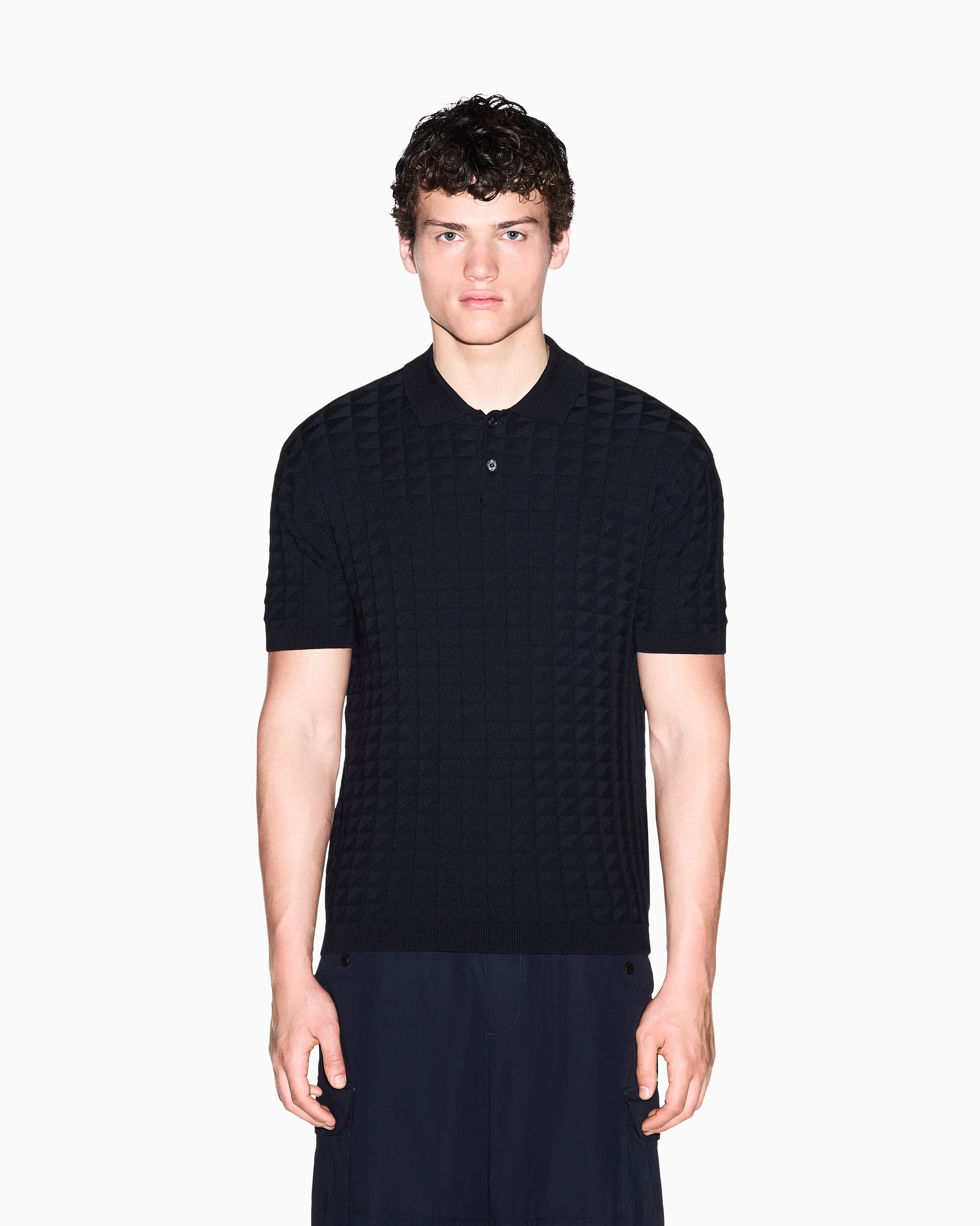 ARMANI EXCHANGE Áo Polo Nam Knit Polo