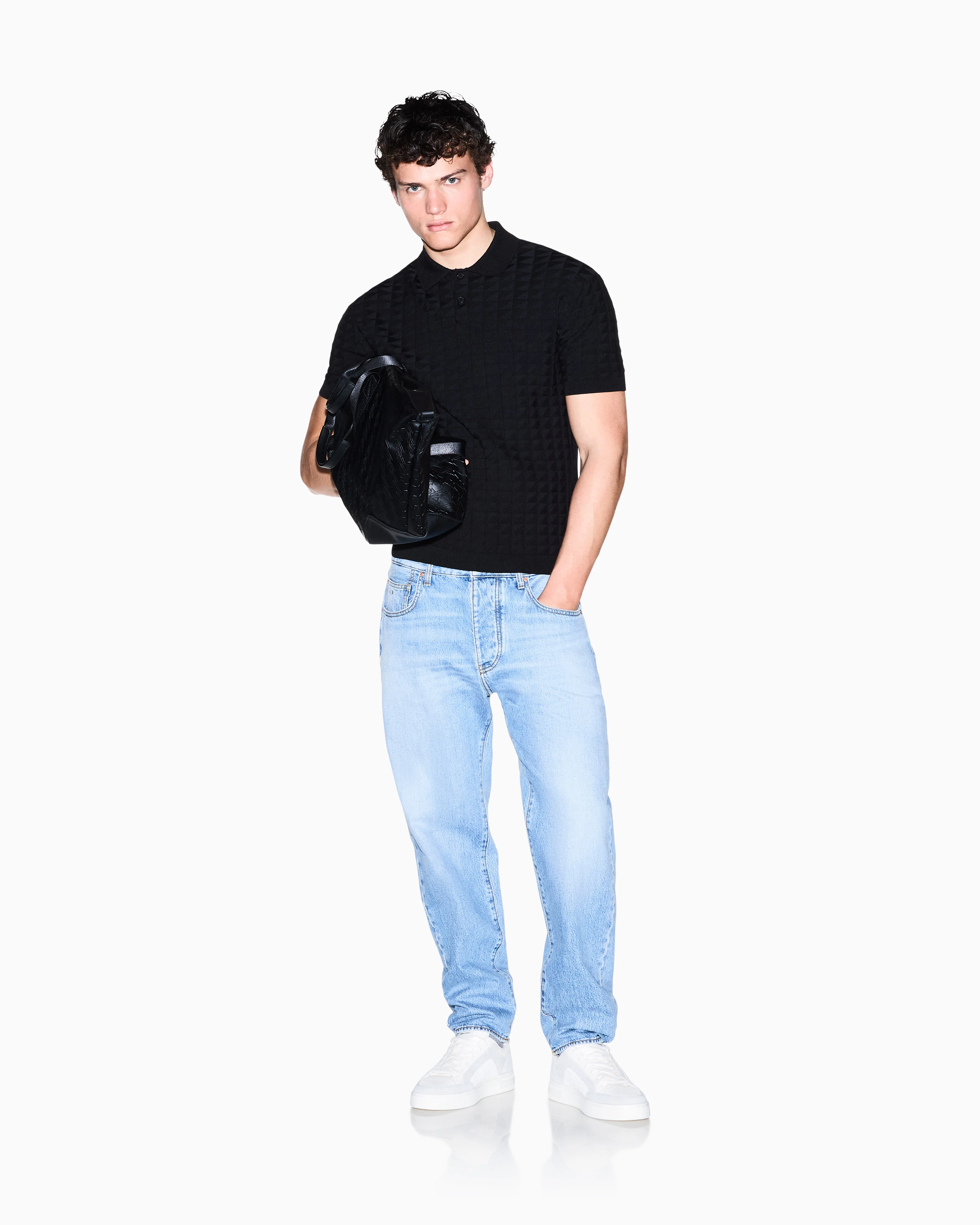 ARMANI EXCHANGE Áo Polo Nam Knit Polo