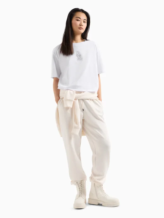 ARMANI EXCHANGE Áo Thun Nữ Crop Fit