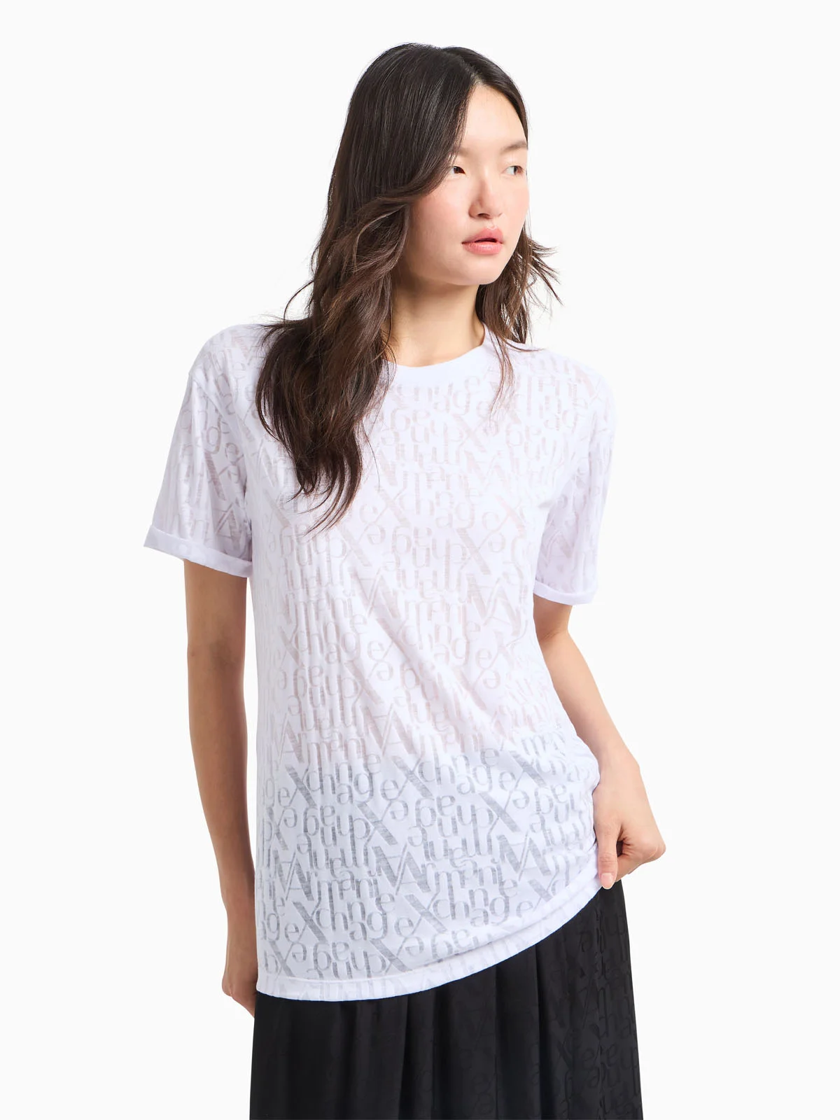 ARMANI EXCHANGE Áo Thun Nữ Relaxed Fit
