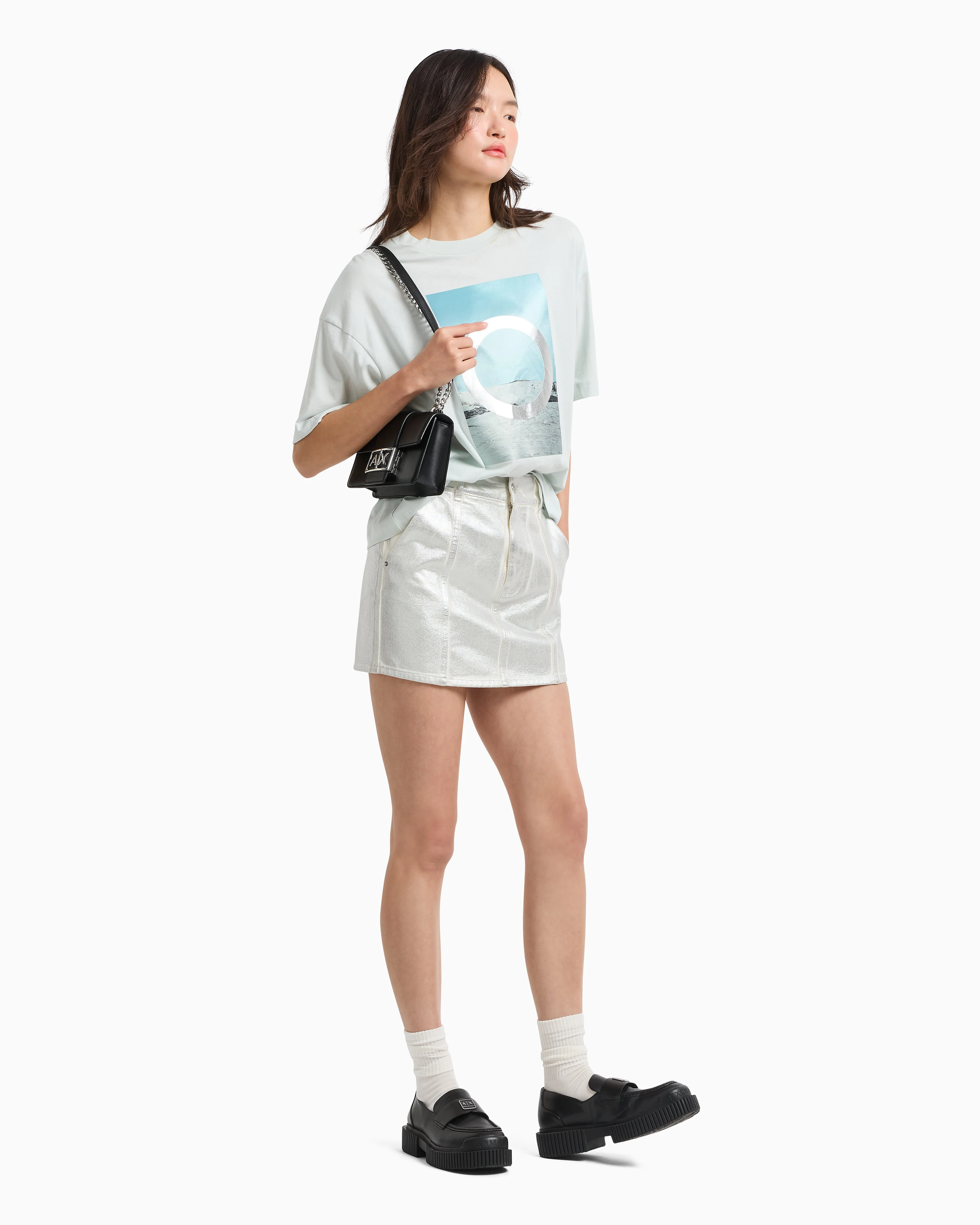 ARMANI EXCHANGE Áo Thun Nữ Relaxed Fit