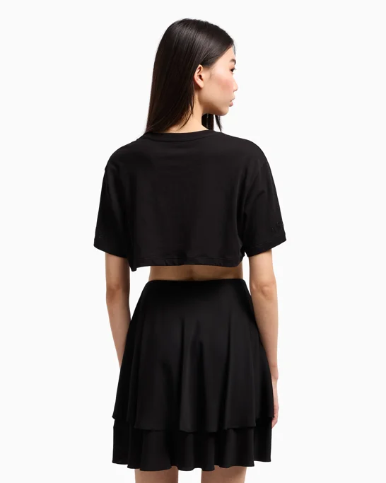 ARMANI EXCHANGE Áo Thun Nữ Crop Fit