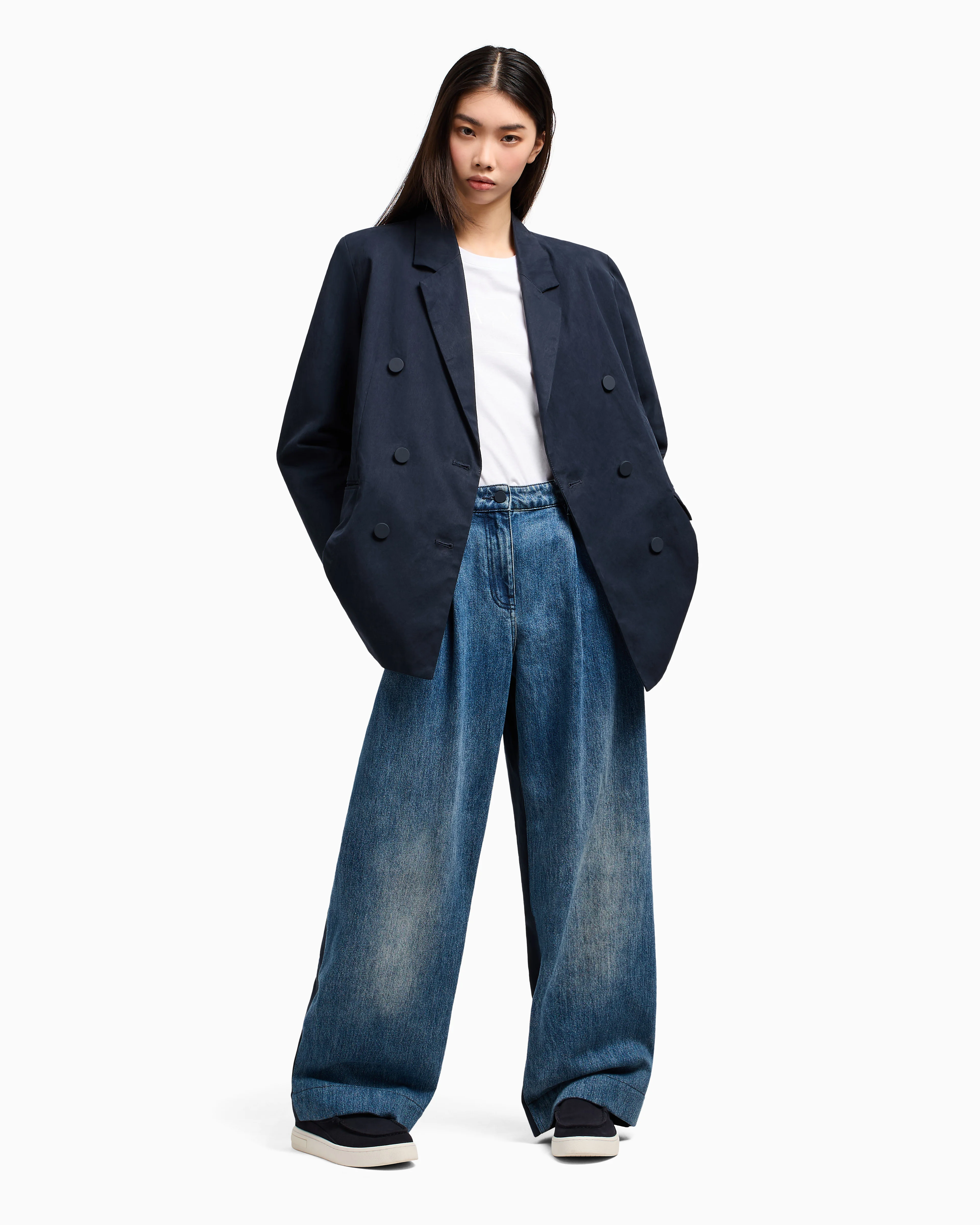 ARMANI EXCHANGE Quần Jeans Nữ Wide Leg