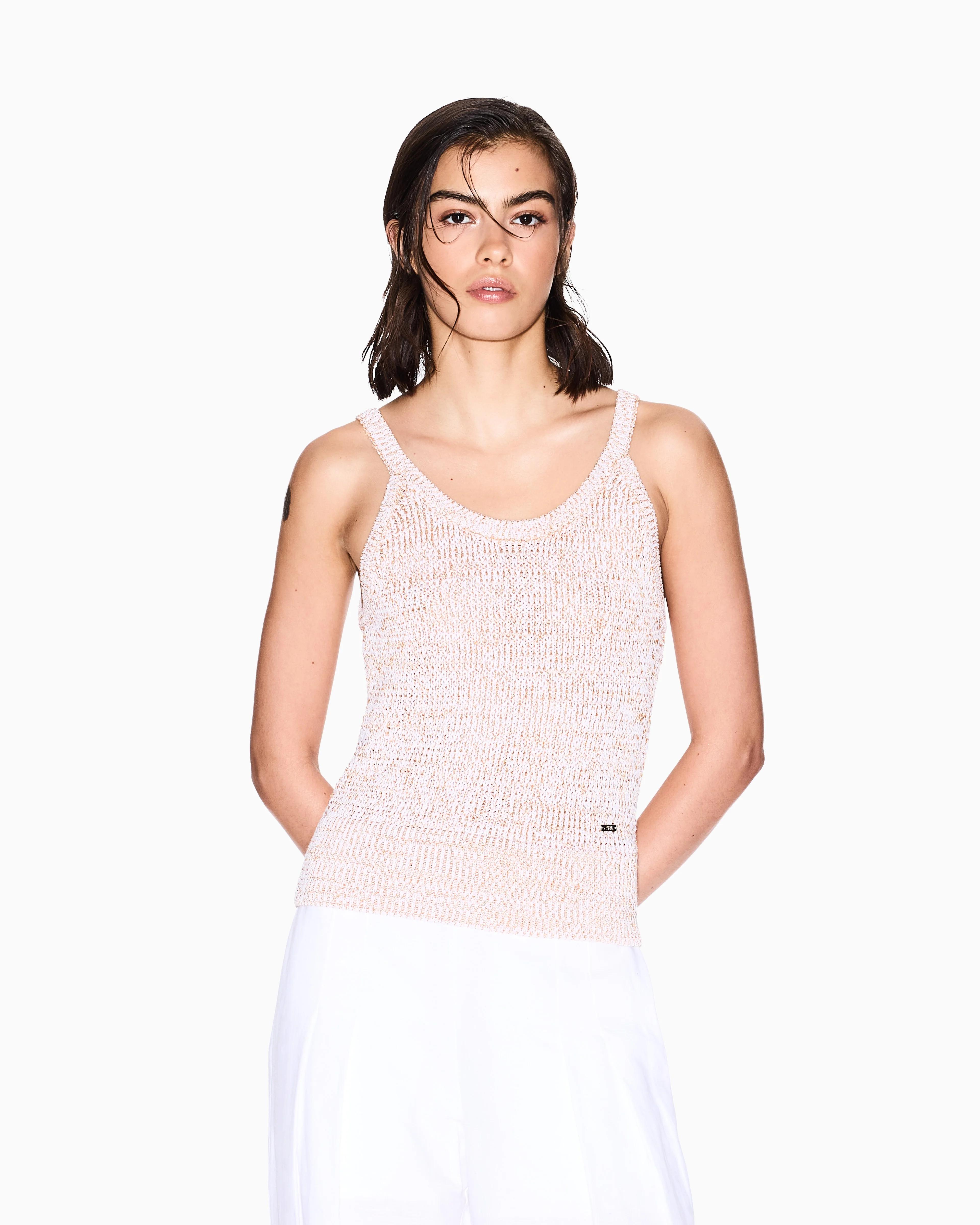 ARMANI EXCHANGE Áo Len Hai Dây Nữ