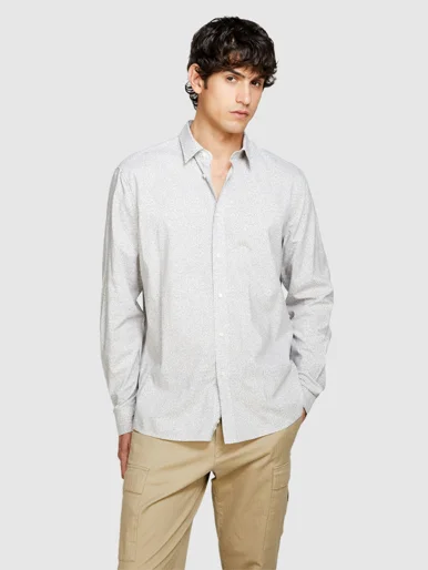 SISLEY Áo Sơ Mi Nam Regular Fit Printed Shirt
